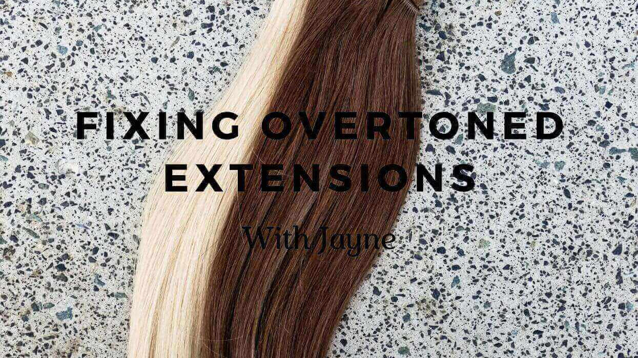 Fixing over-toned hair extensions with Jayne! - Baciami® Hair Extensions
