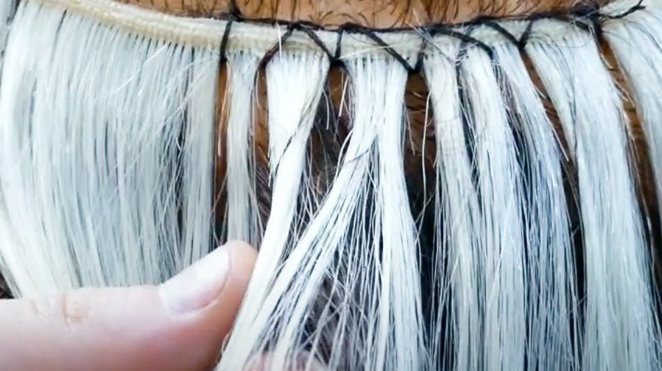 ✨Hair Extension Criss Cross Stitch Tutorial!✨ - Baciami® Hair Extensions