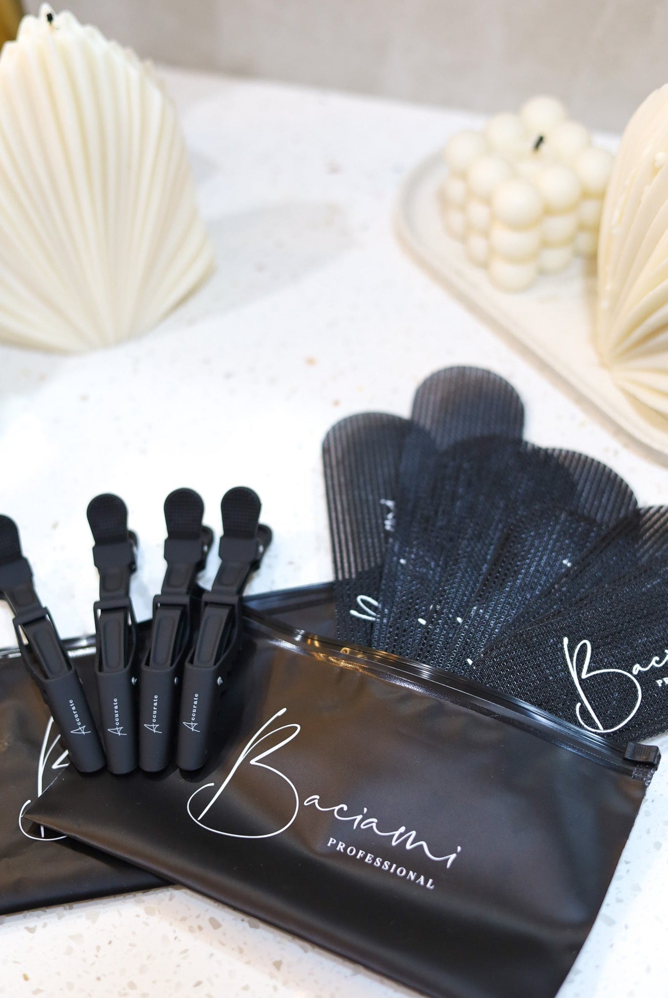Hair extension grippers & sectioning clip bundle - Baciami® Hair Extensions
