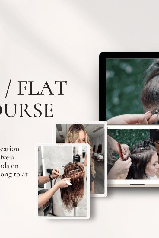 La Weave & Flat Track Course - With or Without Kit - Baciami® Hair Extensions