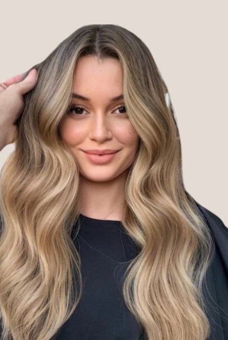 Sephora (root smudge) - Genius weft - Baciami® Hair Extensions