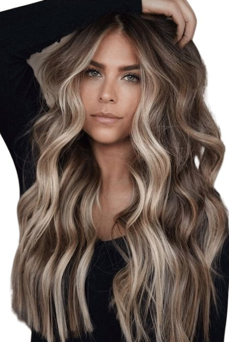 Sienna (foil mix) Genius weft - Baciami® Hair Extensions
