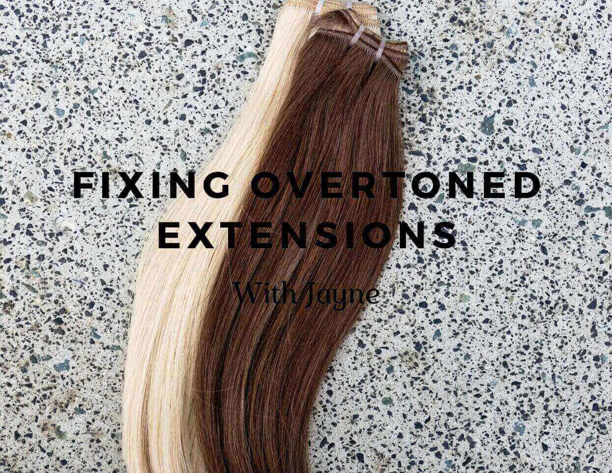 Hair Extension Wefts - How to secure the ends correctly and