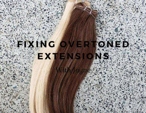 Fixing over-toned hair extensions with Jayne! - Baciami® Hair Extensions