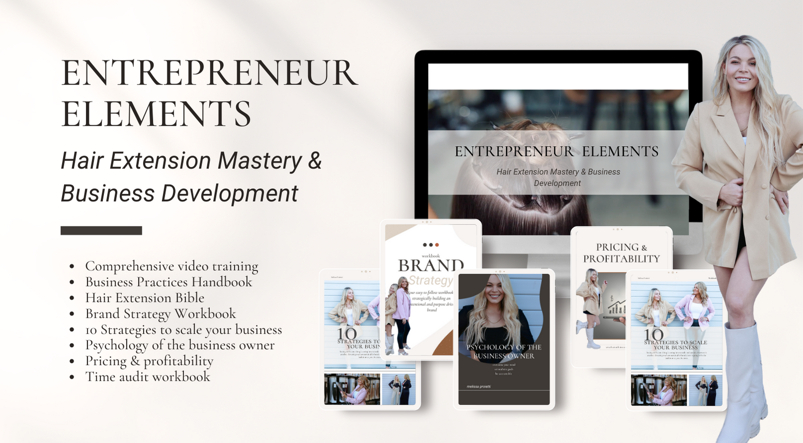 Entrepreneur Elements Hair Extension Mastery & Business Developments