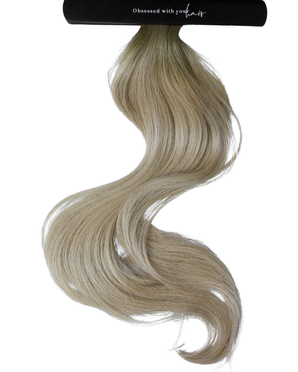 Athena (root smudge) - Silicon Micro Nano – Baciami® Hair Extensions