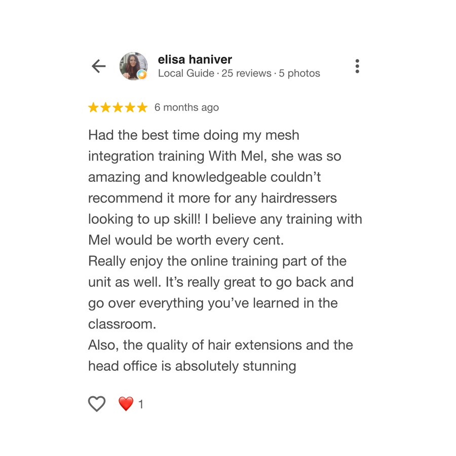 Google review screenshot