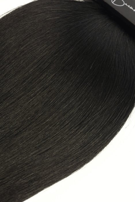 Flat Silk Weft - Charcoal - Baciami® Hair Extensions