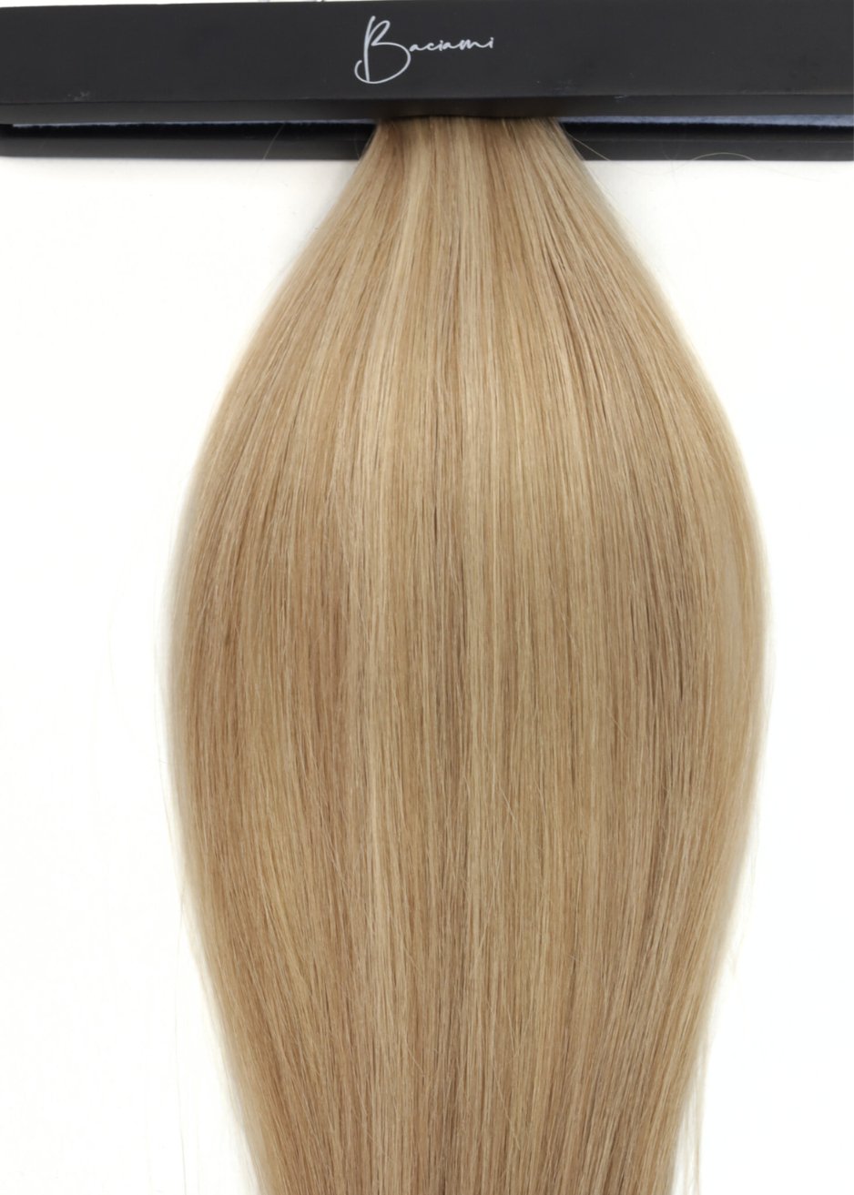 Flat Silk Weft - Koda ( lived in blonde ) - Baciami® Hair Extensions