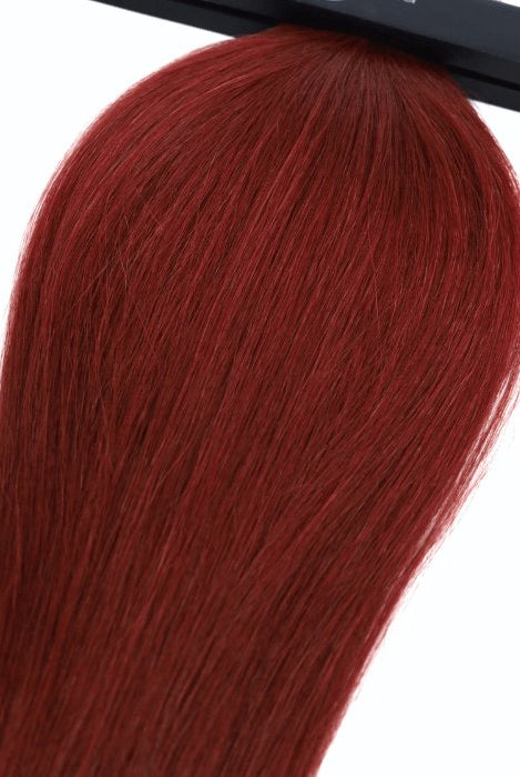 Flat Silk Weft -Scarlet - Baciami® Hair Extensions