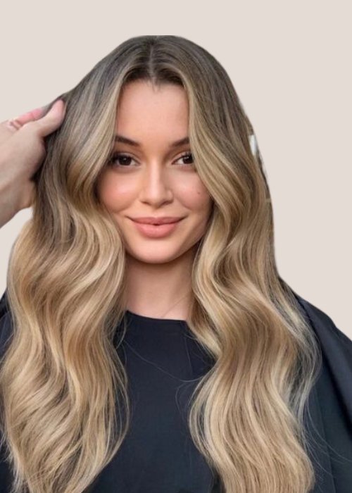 Sephora (root smudge) - Genius weft - Baciami® Hair Extensions