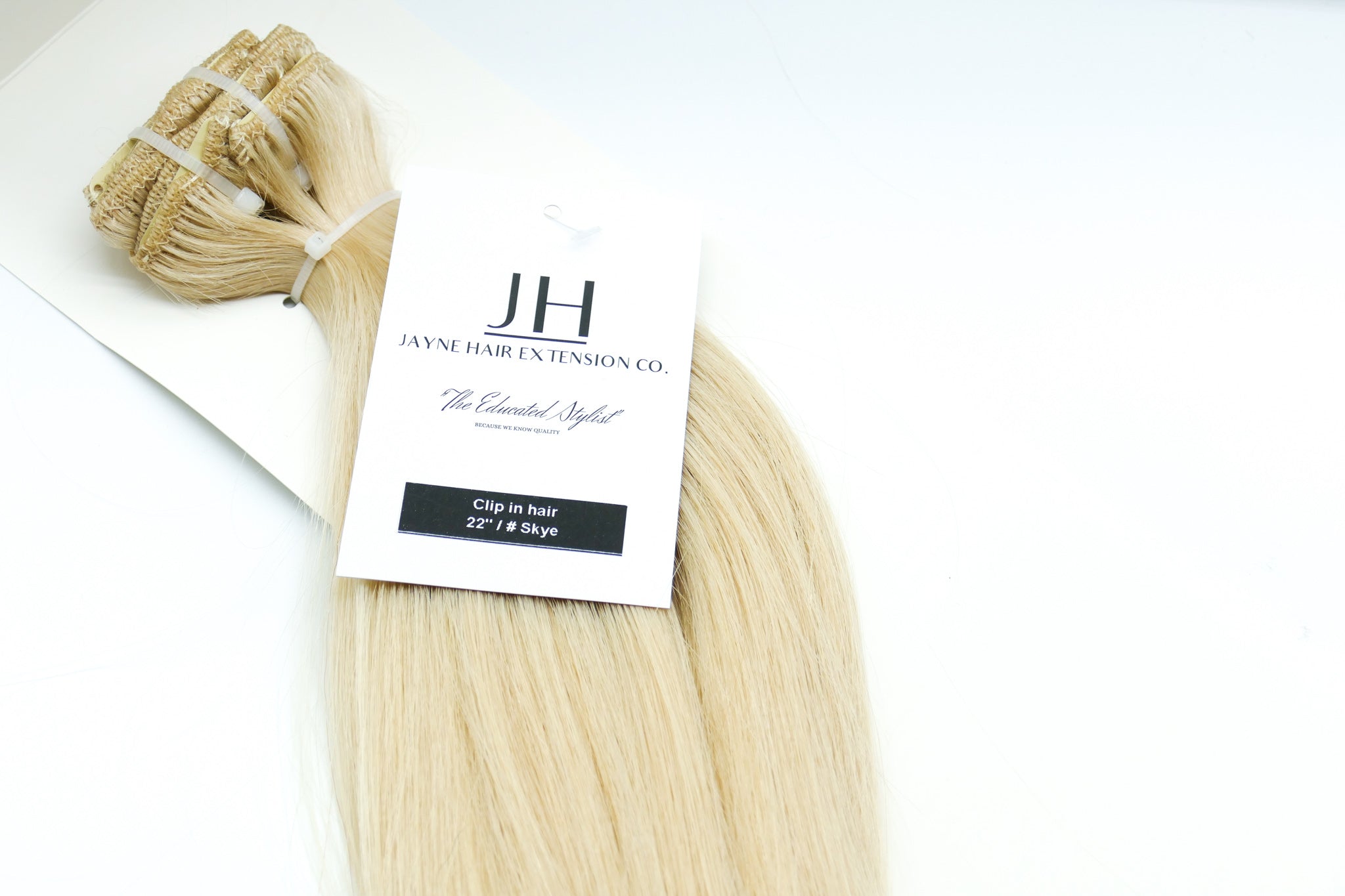 Skye Blonde 22" Clip-In Hair Extensions (#60) - Baciami® Hair Extensions